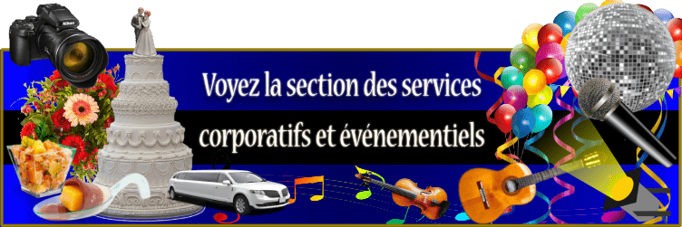 Services corporatifs et événementiels au Québec