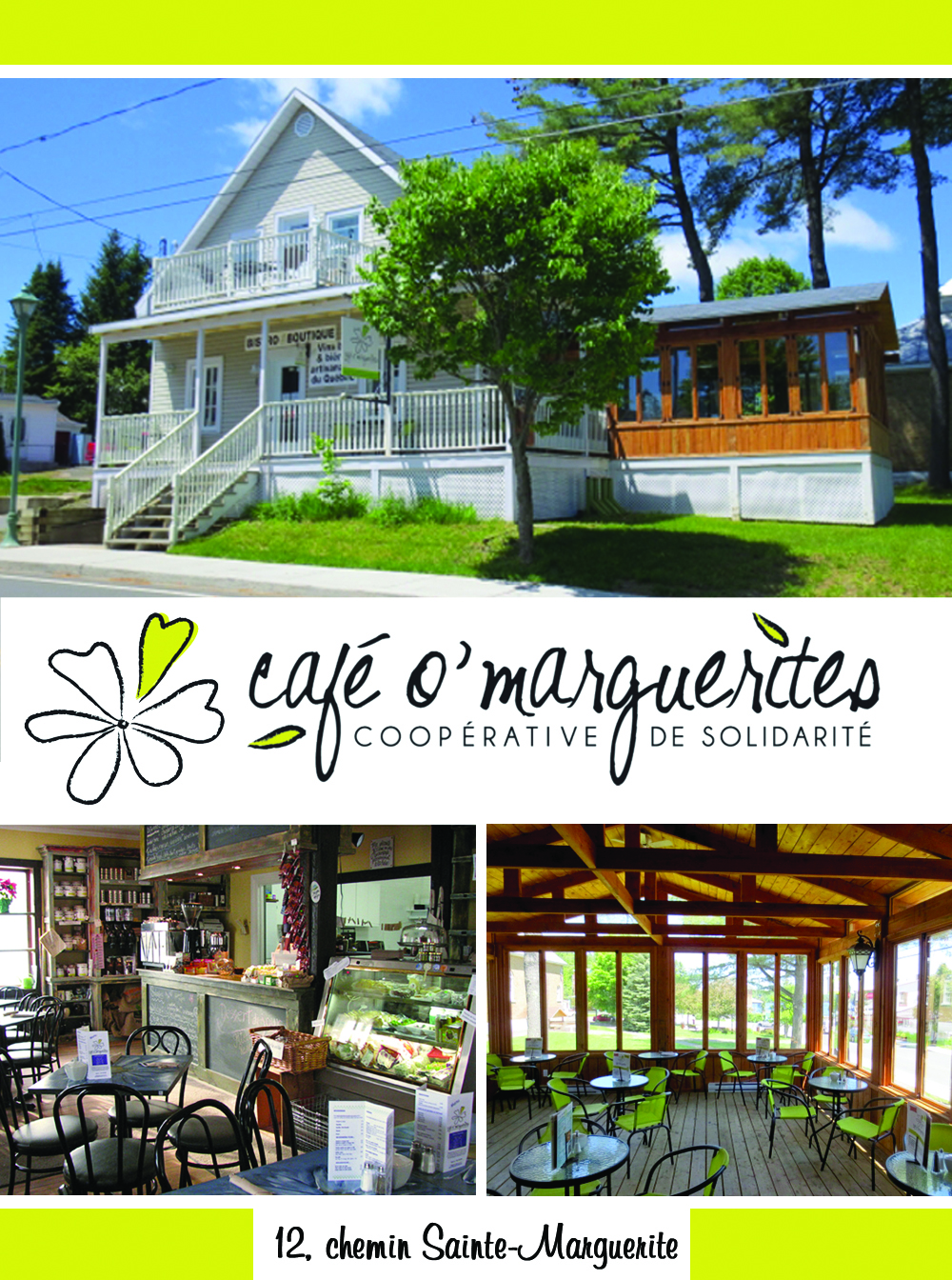 ALSQ Café O' Marguerites La Verrière Laurentides Sainte
