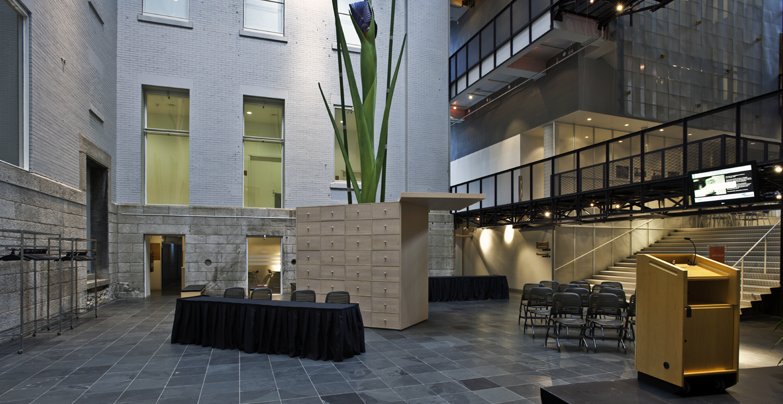 Salle Atrium des Archives nationales à Montréal – Bibliothèque et Archives nationales du Québec, Montréal