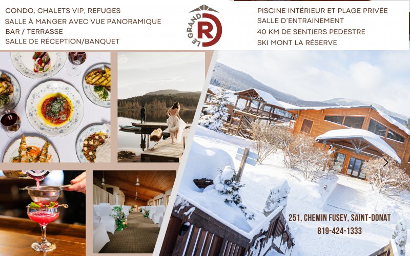 Salle Complexe hotelier le Grand R – LE GRAND R, Saint-Donat