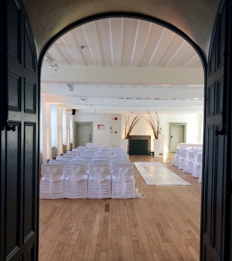 Montage en cérémonie de mariage