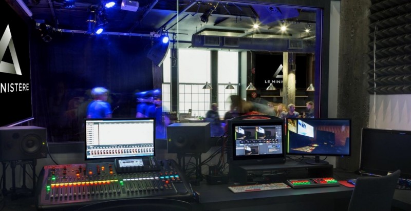 Régie pour enregistrement audio et vidéo