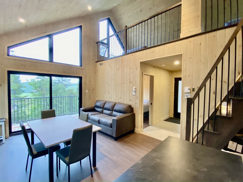 L'intérieur d'un chalet