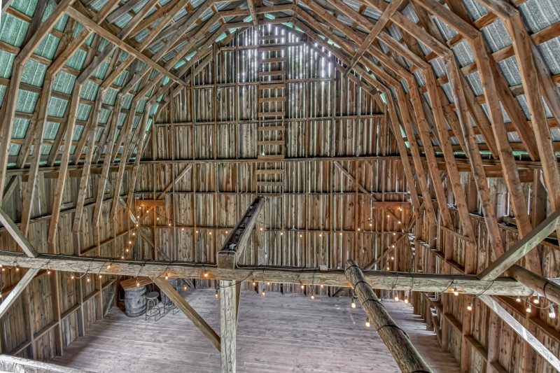 Vue sur plancher de danse de la mezzanine de La Grange