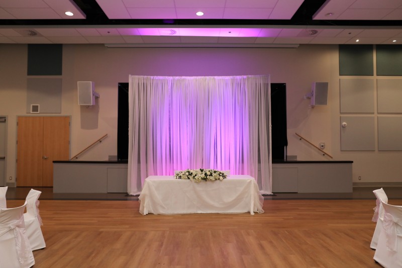 Demi salle de réception