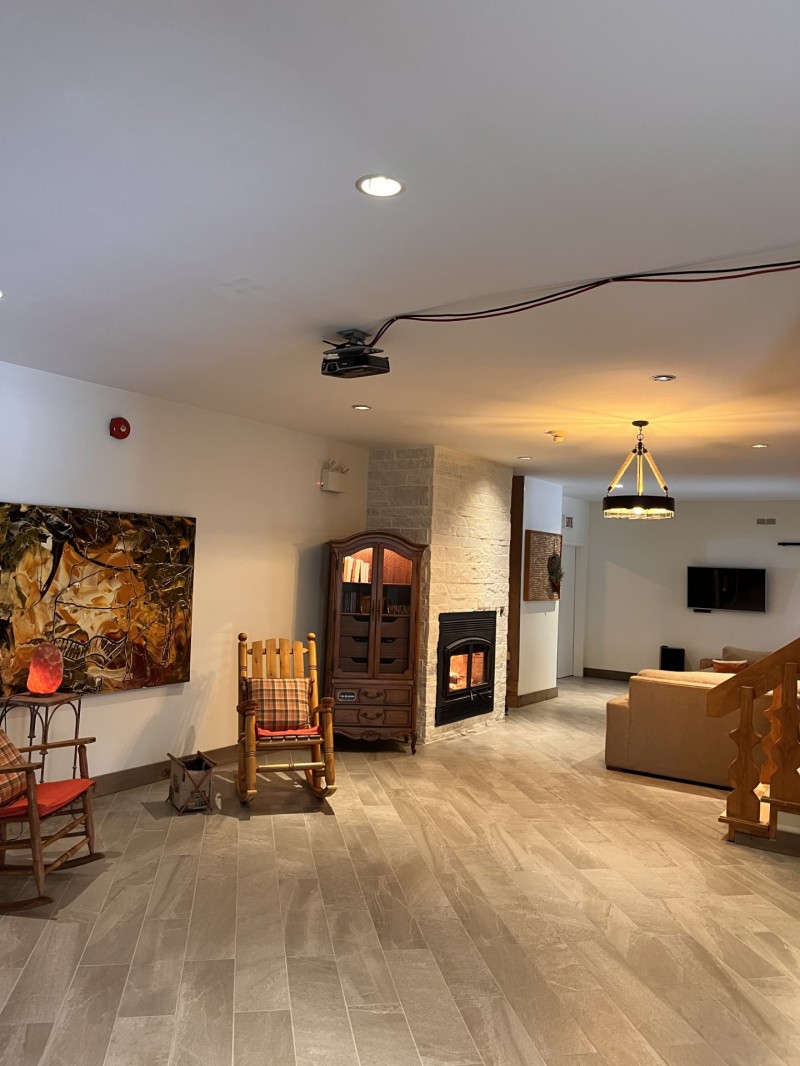 Salon double vue de l'extrémité droite