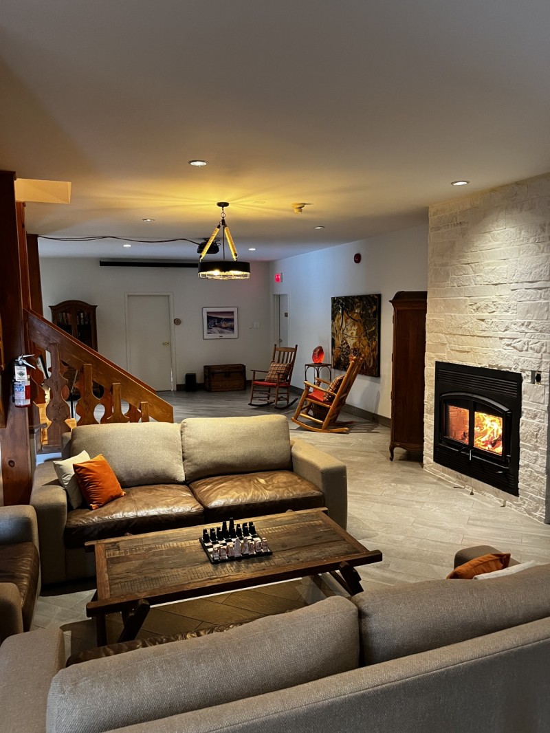 Salon double vue de l'extrémité gauche