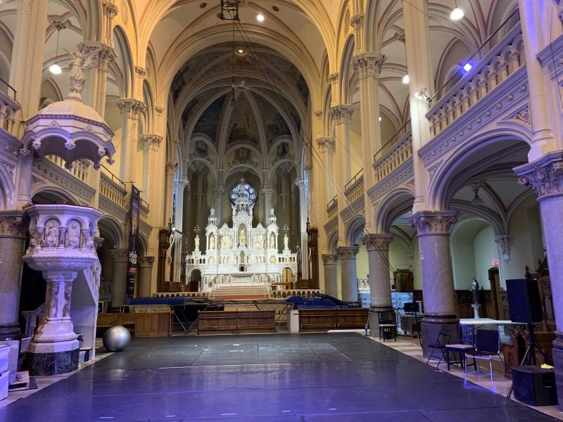 La Nef de l'église, salle principale