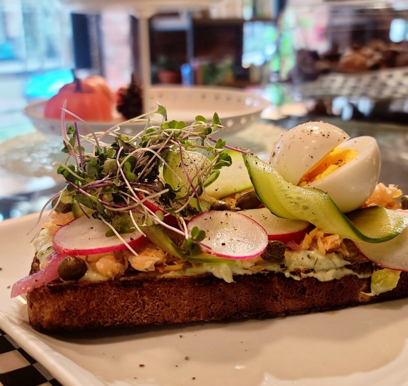 Spécialité de la maison: le Smorrebrod.