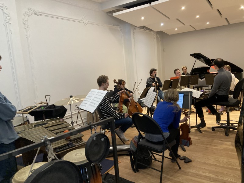 Exemple d'un ensemble en répétition