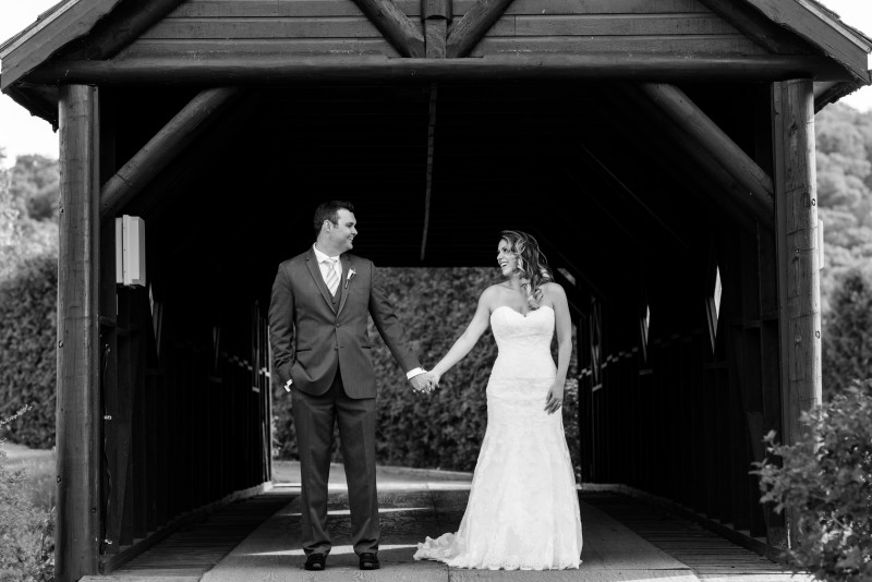 Photo sur la parours pont couvert