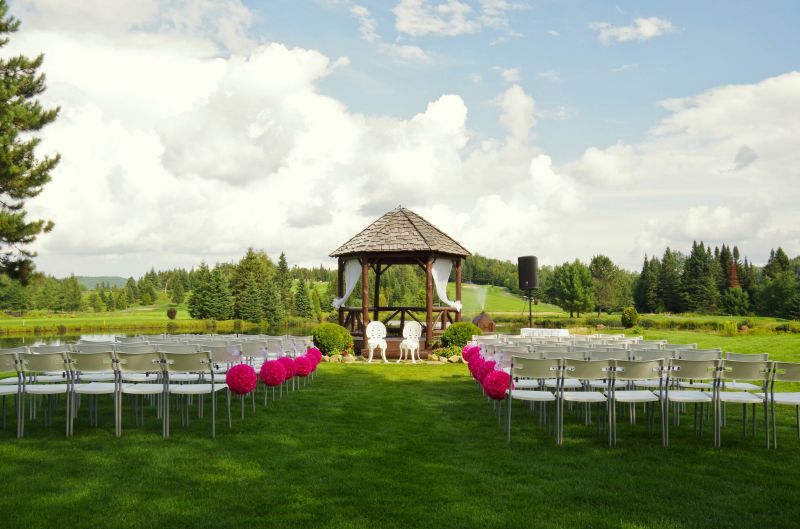 Cérémonie sur le 12e trou.