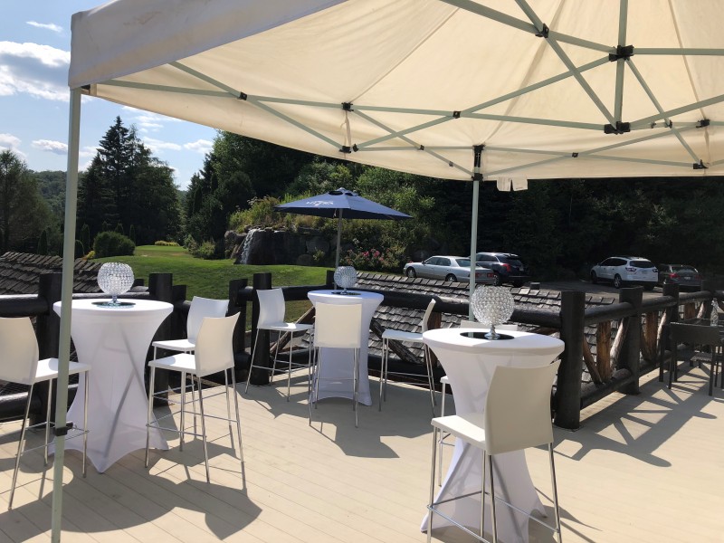 Cocktail sur la terrasse