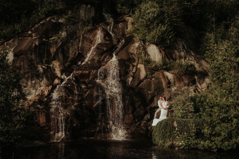 Photo sur le parcours, chûtes