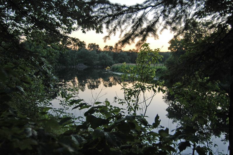 Vue sur la Rivière du Nord
