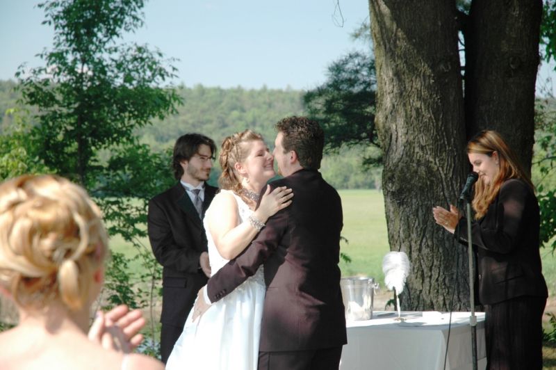 Mariage sous les pins