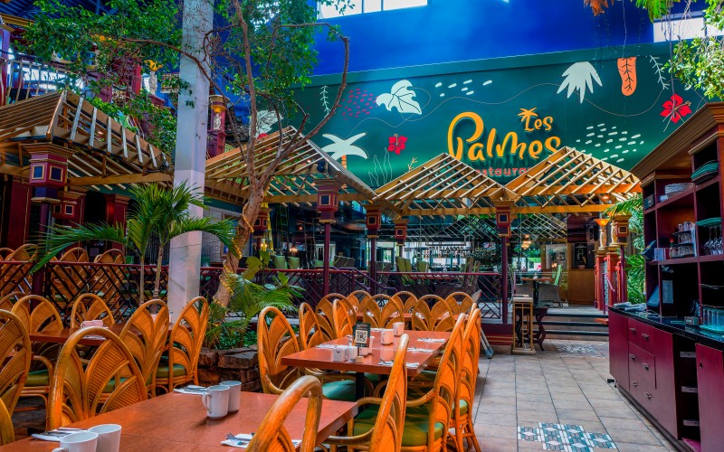 Salle Le Jardin tropical du Restaurant les Palmes – Hôtel Québec Inn, Sainte-Foy