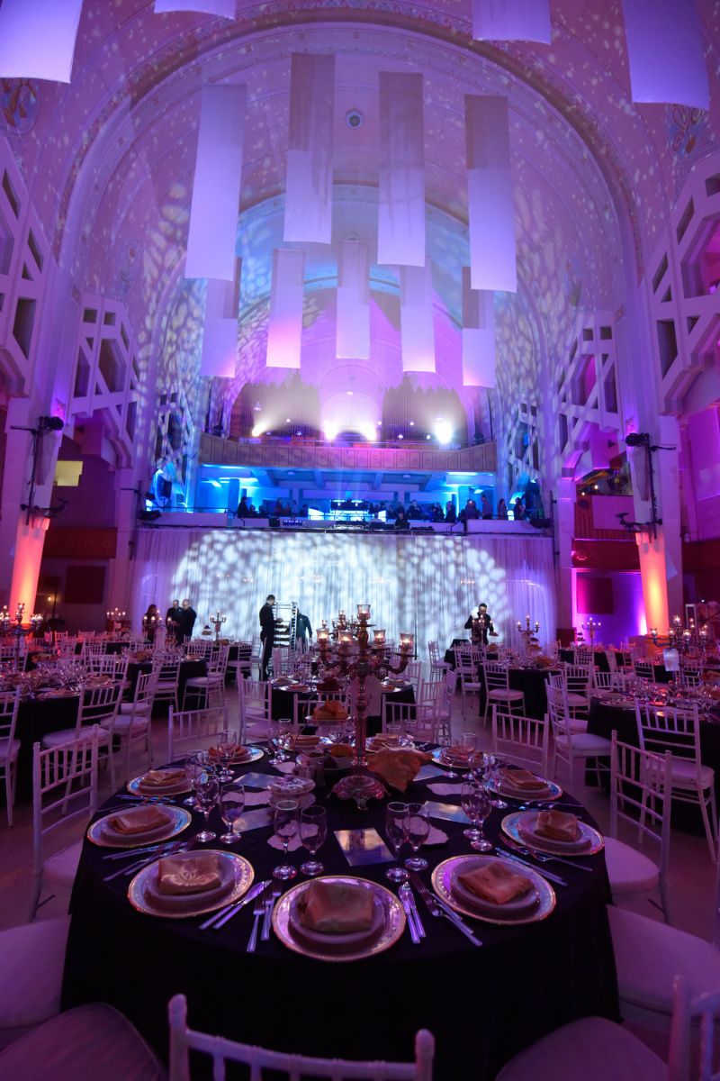 Banquet vue du stage